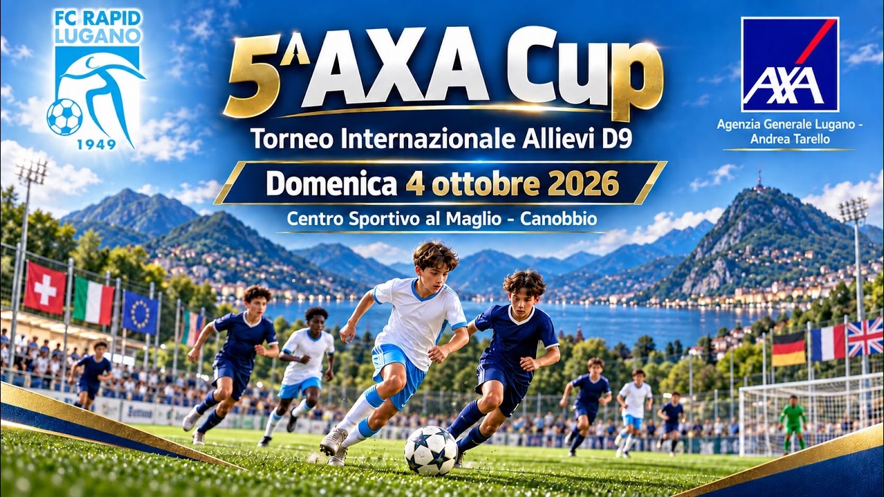 LIVE | 5ª AXA Cup – Torneo Internazionale Allievi D9 | Canobbio – 4 Ottobre 2026 - CAN4A