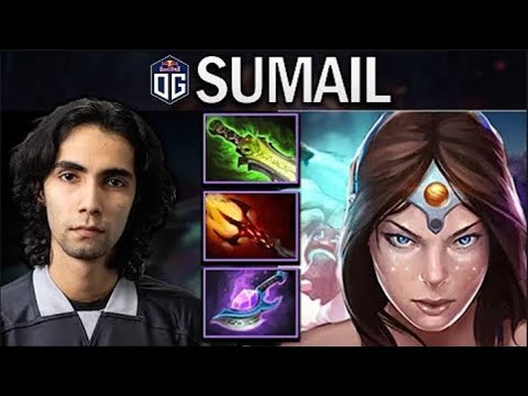 OG.SUMAIL MIRANA WITH DAGON AND MYSTIC BLINK - DOTA 2 7.30 GAMEPLAY