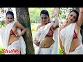 BONG BEAUTY IN INDOOR FEAT SHRIHIN SAREE FASHION VLOG SAREE QUEEN
