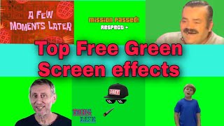 TOP COPYRIGHT FREE GREEN SCREEN TEMPLATES CLIPS IN