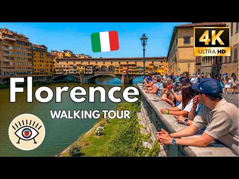 Florence, Italy WALKING TOUR 🏛️ | The best GUIDED TOUR you'll see on the internet!