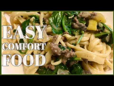 Weeknight Beef Stroganoff with Noodles \\ Perfect...