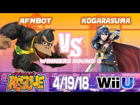 Jax Smash Weekly 4/19 - Afmbot(Donkey Kong) vs. Kogarasuma(Lucina) Winners R3