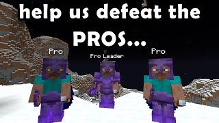 Minecraft but I join the PRO RESISTANCE