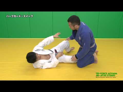 012ハーフガード・スイープ Half Guard Sweep