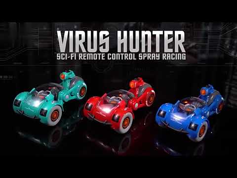 #shorts Virus hunter sci fi Remote controlled Spray Racing Car indy car