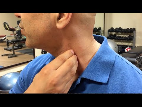 How to treat scalene muscle trigger points - trigger points - how to self treat trigger point pains