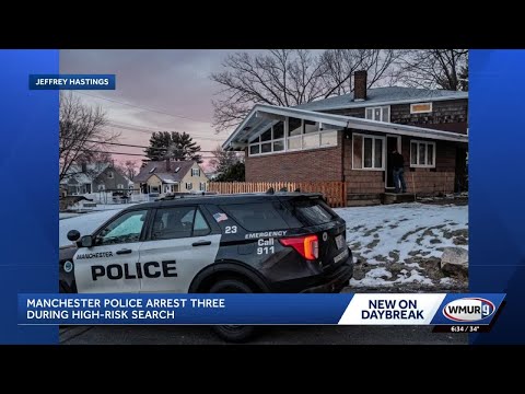 Manchester police arrest three during high-risk search