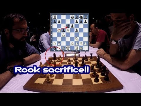 Exciting rook sacrifice as white goes all-in | IM Zan Tomazini - GM Gawain Jones | Harpa Blitz