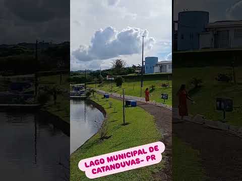 LAGO MUNICIPAL DE CATANDUVAS. PR. #CATANDUVAS #lagomunicipal #passeio #turismo #cidade.