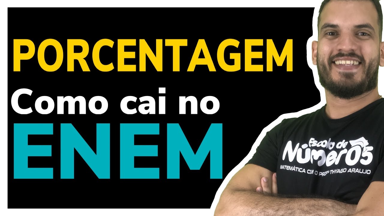 Porcentagem  no ENEM | Questões resolvidas