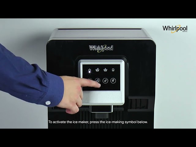 Vídeo relacionado con Dispensador enfriador de agua de carga superior con máquina de hielo - Agua fría y caliente para hogar, oficina y dormitorio, dispensador eléctrico de encimera