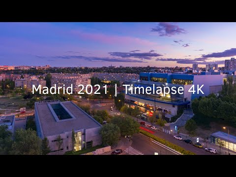 TimeLapse Madrid2021. De Filomena a Nochevieja 4k