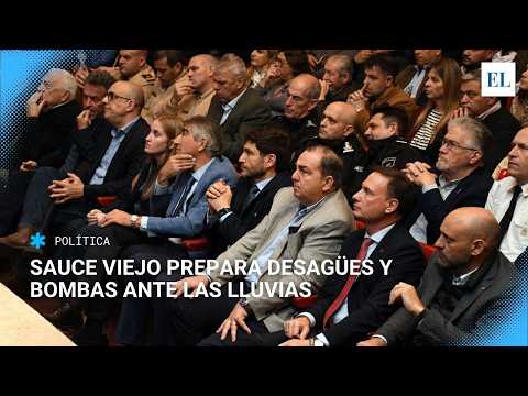 Sauce Viejo refuerza desagües y bombeo ante la posible llegada de El Niño