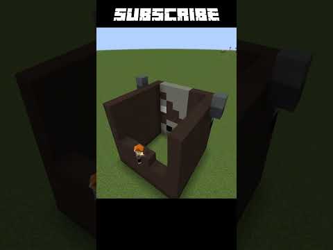 INSANE BUILD: Giant Cow Head in Minecraft!