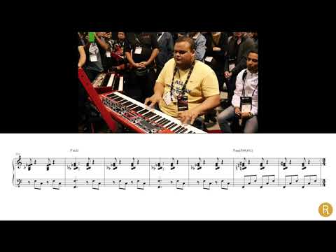 Transcription - Jesús Molina (Piano) - Nord at NAMM 2018 - 3rd piece
