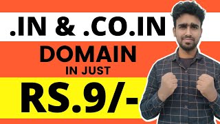 Buy .in Domain in Just Rs.9/- Loot Offers | Full Process How to Buy .in Domain at just Rs.9