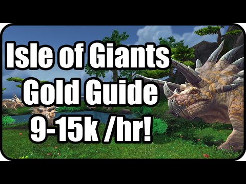 WoW Gold Farming Patch 6.2.4: Isle of Giants Gold Making, Giant Dinosaur Bone spot - WoD Gold Guide