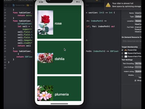 How to create a custom tableview cell using xib