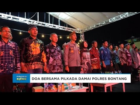 DOA BERSAMA DAN DEKLARASI PILKADA DAMAI 2024 POLRES BONTANG