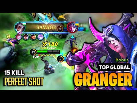SAVAGE! Granger Best Build 2023 [ Granger Top Global Gameplay ] By Bobur- Mobile Legends