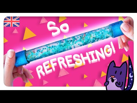 3 FIDGET TOYS IDEAS for SUMMER☀️WATER SQUISHY 💦 Anti-stress BALLOON 🎈Gato Rainbow & Gata Moon