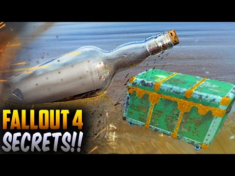 Fallout 4 Secrets - Treasure Loot - Message in a Bottle & More! (Fallout 4 Secrets)