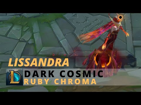 Dark Cosmic Lissandra Ruby Chroma - League Of Legends
