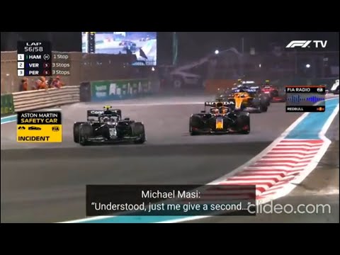 Radio Conversation during Lap 56 | Michael Massi & Jonathan Wheatley | 2021 Abu Dhabi GP