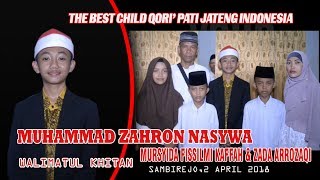 Download lagu SANG QORI' MUHAMMAD ZAHRON NASYWA#LIVE SAMBIREJO GABUS PATI 2018 mp3