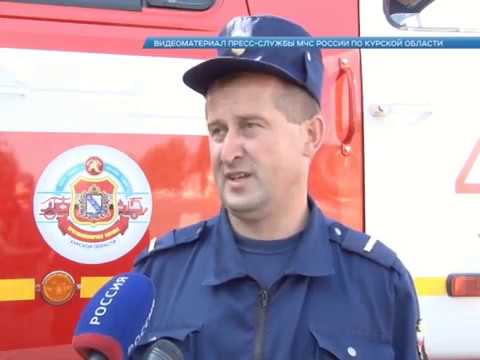 В Тимском районе протестировали новую пожарную машину