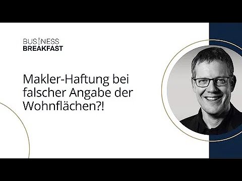 Real estate agent liability for incorrectly stating living space? Presentation: Carsten Nessler a...