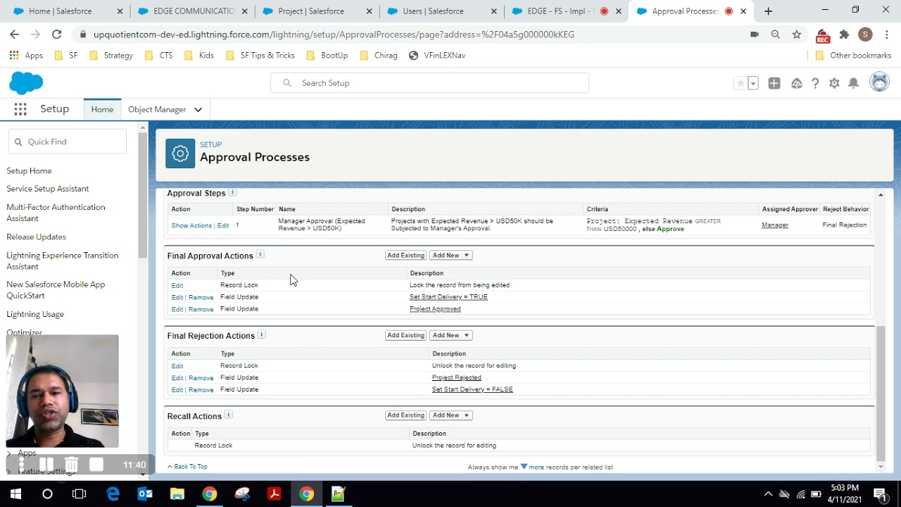 MICRO PROJECT   Simple Approval Process + Auto Submit For Approval via a Process Builder