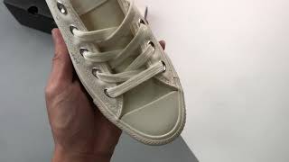 Converse Chuck Taylor All Star Embroidered Floral Egret