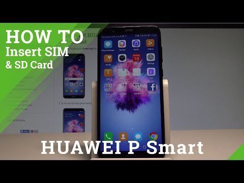 How to Insert SIM and SD in HUAWEI P Smart - SIM and SD Slot |HardReset.Info