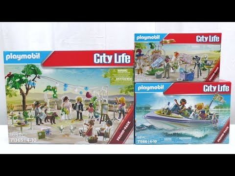 Unboxing Playmobil : Le mariage (2023) – 71365, 71366, 71367