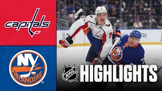 12월01일 워싱턴 뉴욕아일랜더스 NHL 하이라이트