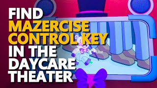 Find Mazercise control key in the Daycare Theater FNAF