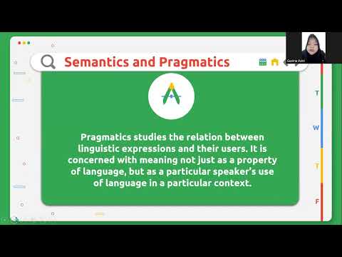 Semantics and Related Disciplines