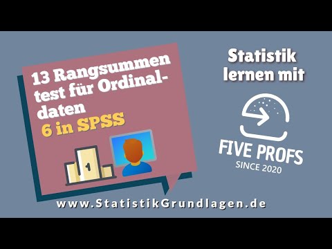 13.6 Rangsummentest für Ordinaldaten in SPSS berechnen