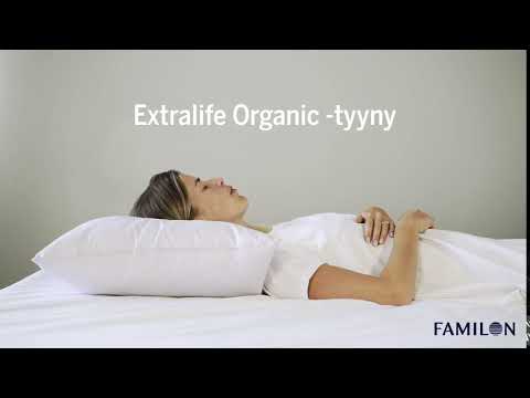 Katso video Familon Extralife Organic -tyyny