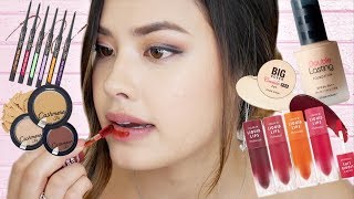 Trying a bunch of NEW Fall Etude House Makeup! One Brand Chatty Makeup Tutorial