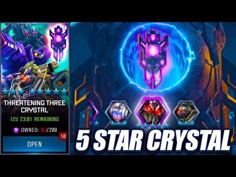 10x 5 STAR FEATURED CRYSTAL OPENING! - Transformers: Forged To Fight