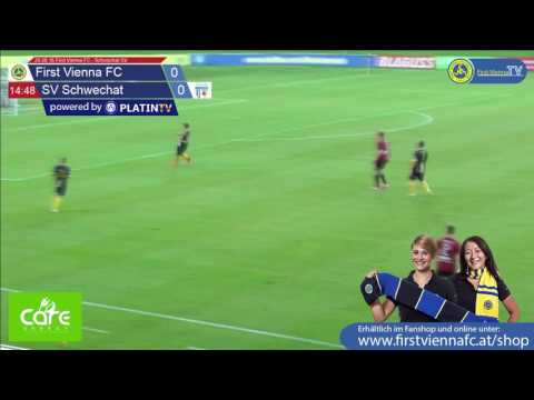 26.08.16 First Vienna FC - Schwechat SV - Highlight  (1. Halbzeit / 14:58) am 26.08.2016 19:18