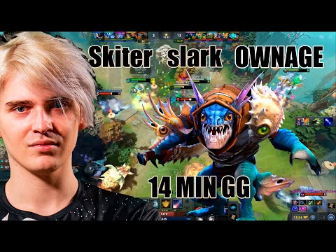 Skiter [Slark] PLAYER PERSPECTIVE - PUB TERROR - 14 MIN GG #dota2 #slark #skiter