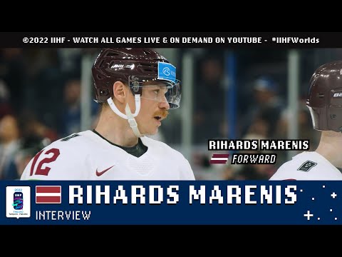 Хоккей Interview with Rihards Marenis (Latvia) | 2022 #IIHFWorlds