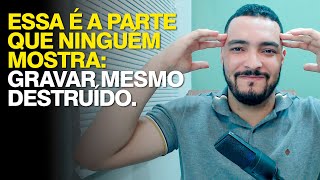 A real de gravar vídeos depois de trabalhar o dia todo