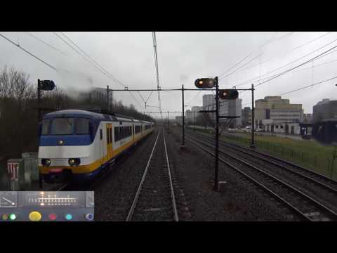 A train driver's view: Amsterdam CS - Hoorn, SGM, 19-Mar-2017.