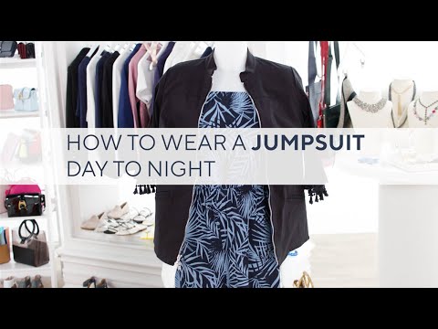 How to Wear a Jumpsuit from Day to Night | Style This.