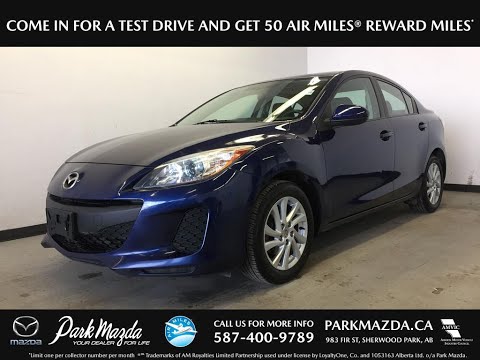 BLUE 2012 Mazda Mazda3  Review Sherwood Park Alberta - Park Mazda